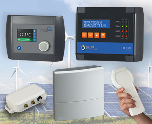 Gehäuse und Drehknöpfe für Heizung / Klima / Umwelt Gehäuse und Drehknöpfe für Heizung / Klima / Umwelt