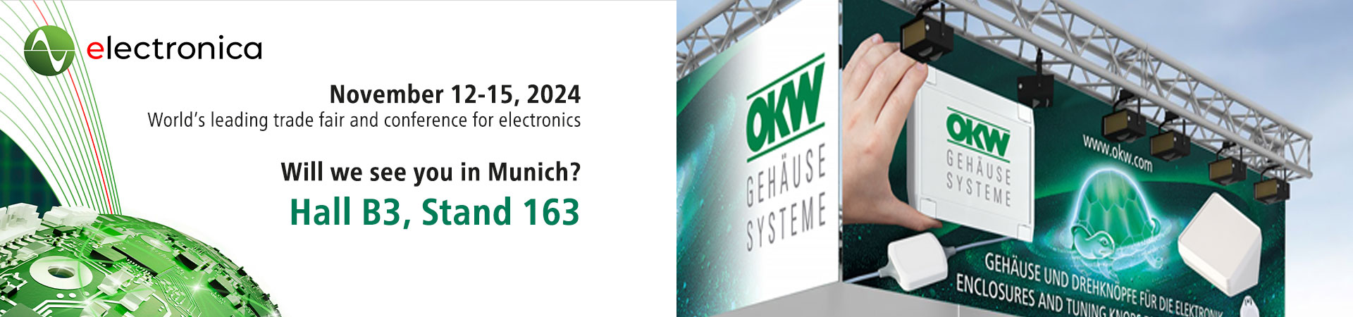 OKW at electronica 2024 in Munich