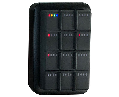 Keypad module from b-plus in OKW SOFT-CASE enclosure